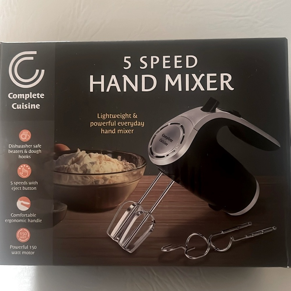 Mini 5 Speed Hand Mixer!